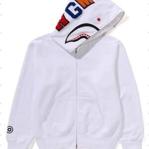 BAPE Men's White Hoody